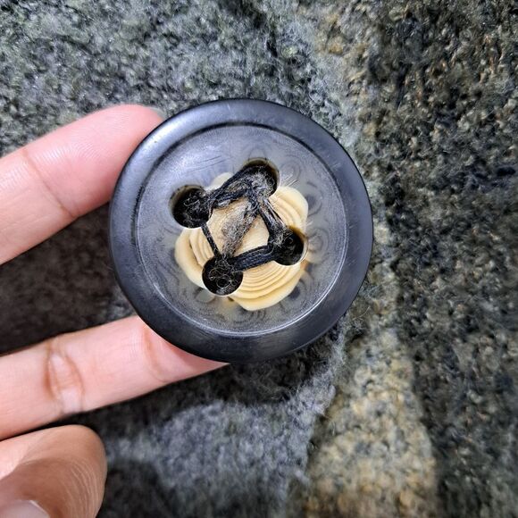 Curio Ombre Wool Blend Grannycore Cozy Cardigan Large Gray Multi-color - Picture 7 of 16